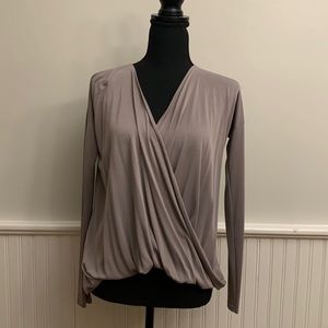 Abercrombie & Fitch faux wrap top. XS